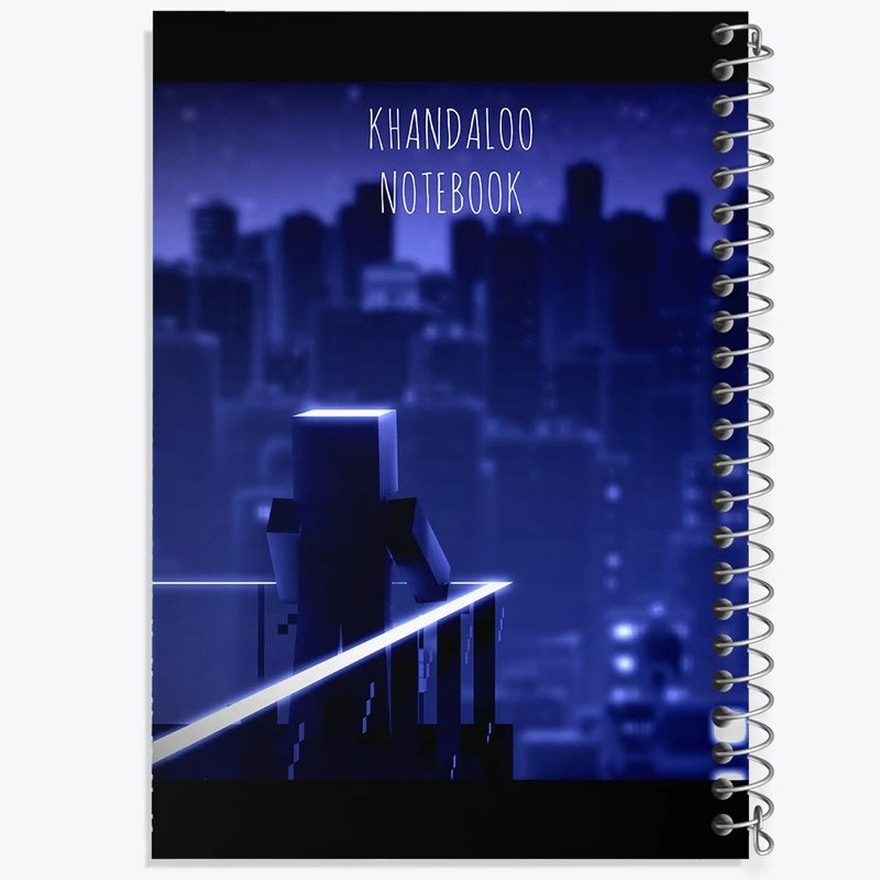 دفتر لیست خرید 50 برگ خندالو طرح بازی ماینکرافت (Minecraft) کد N8751