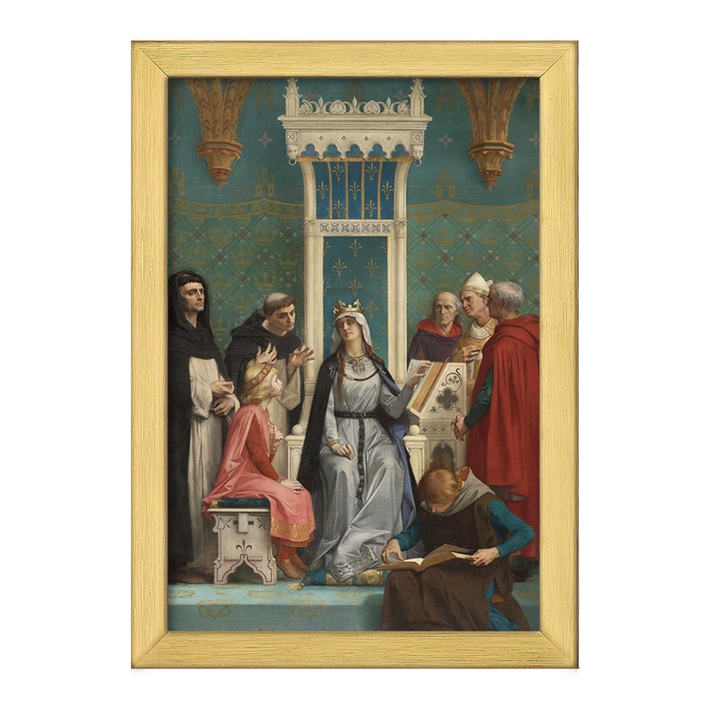 تابلو خندالو طرح نقاشی سنت لوئیس الکساندر کابانل کد F12172