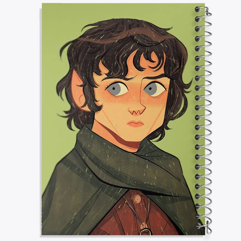 دفتر طراحی 50 برگ خندالو طرح فرودو بگینز ارباب حلقه ها Lord of the Rings  کد 4758