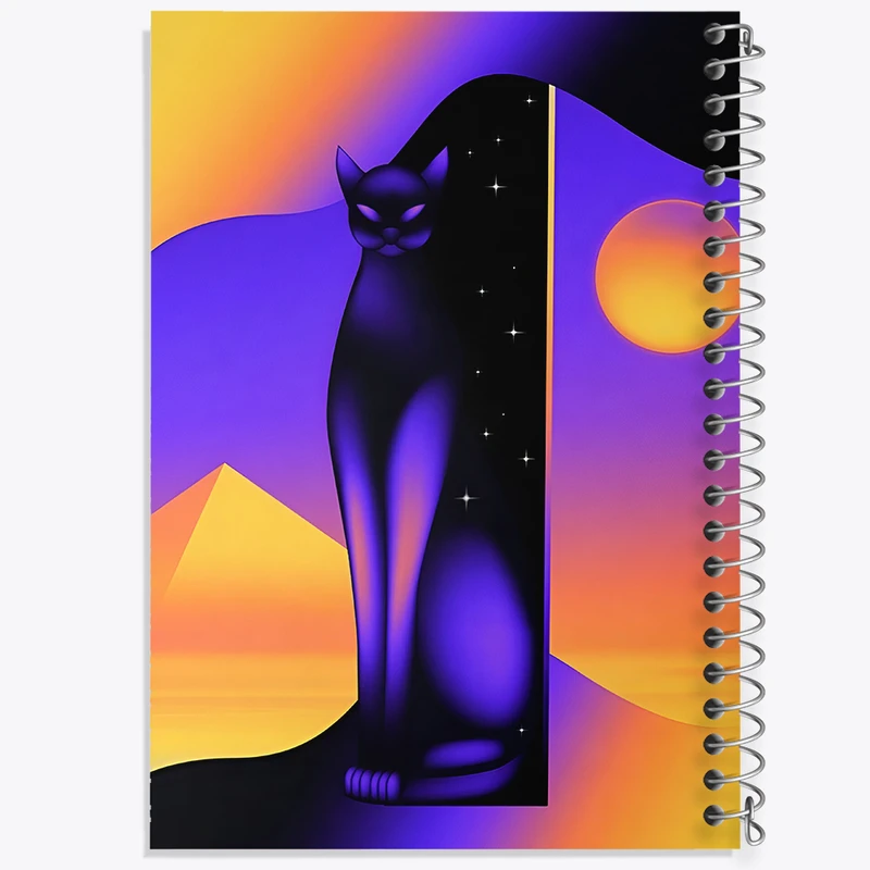 دفتر مشق 50 برگ خندالو طرح گربه کد N6260