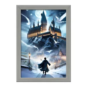 تابلو خندالو طرح هاگوارتز هری پاتر کد F4435