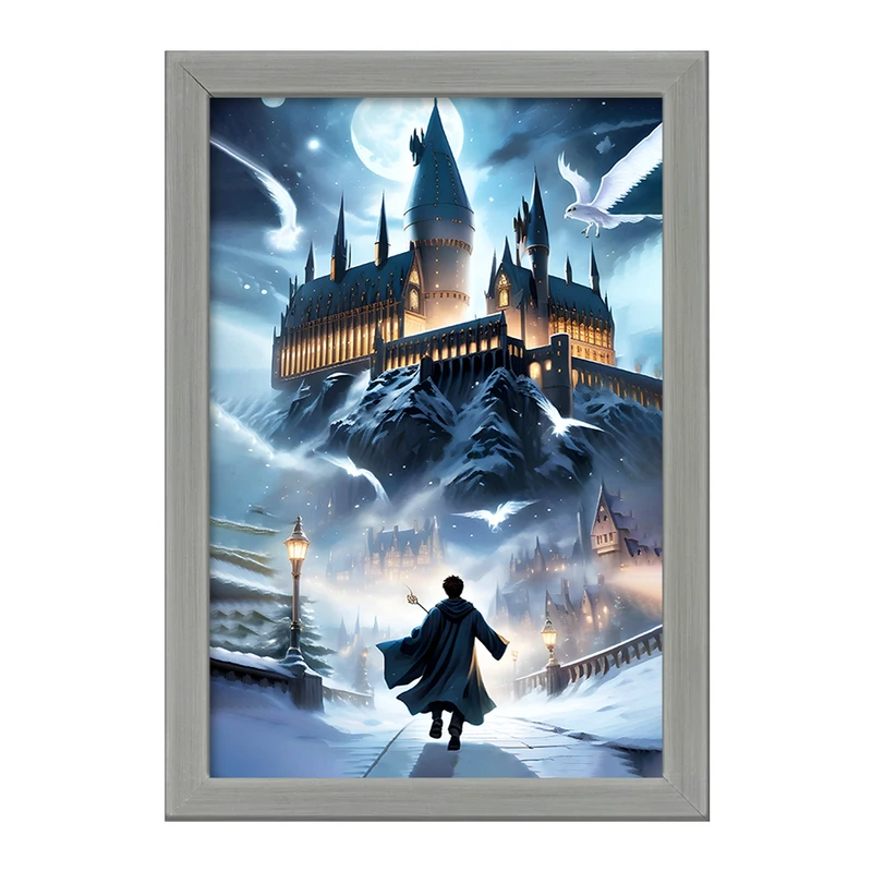 تابلو خندالو طرح هاگوارتز هری پاتر کد F4435
