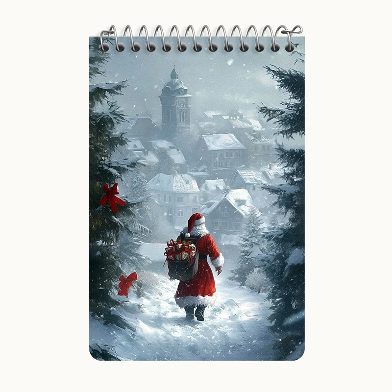 دفتر یادداشت 50 برگ خندالو طرح بابانوئل کد F8272