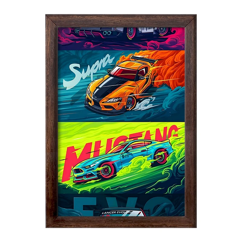 تابلو خندالو طرح تویوتا (Toyota Supra) کد F13739