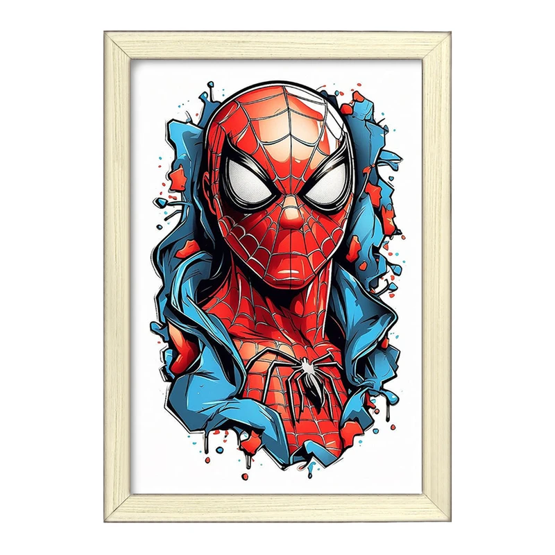 تابلو خندالو طرح مرد عنکبوتی (Spider Man) کد F2021