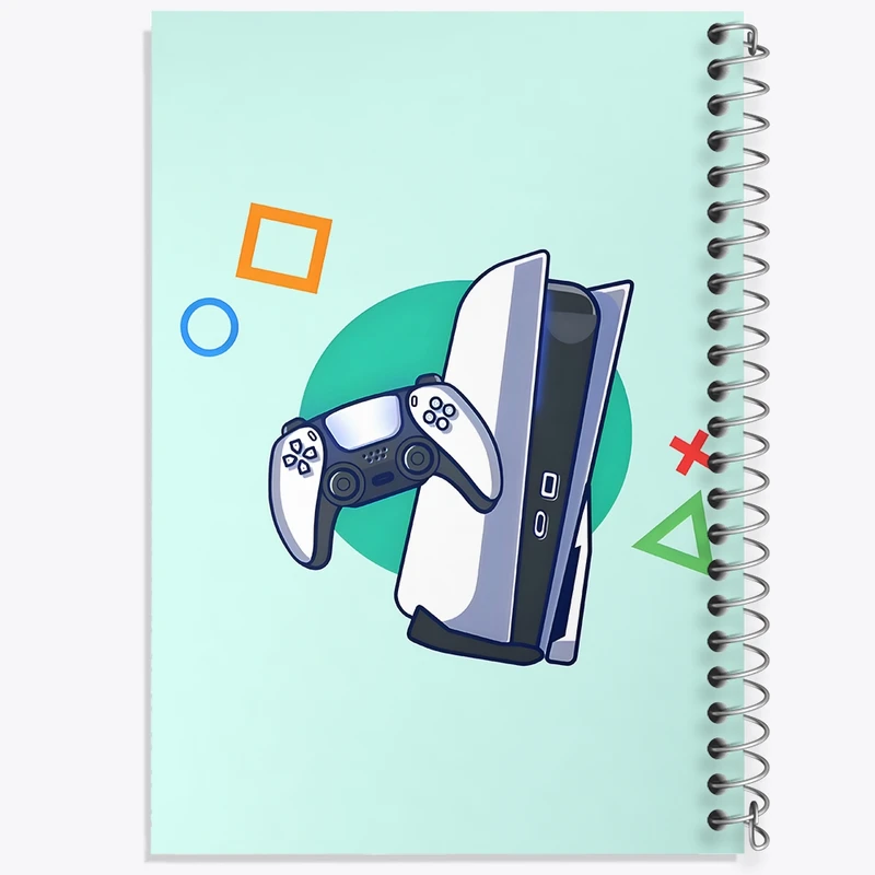 دفتر لیست خرید 50 برگ خندالو طرح PS5 کد F9519