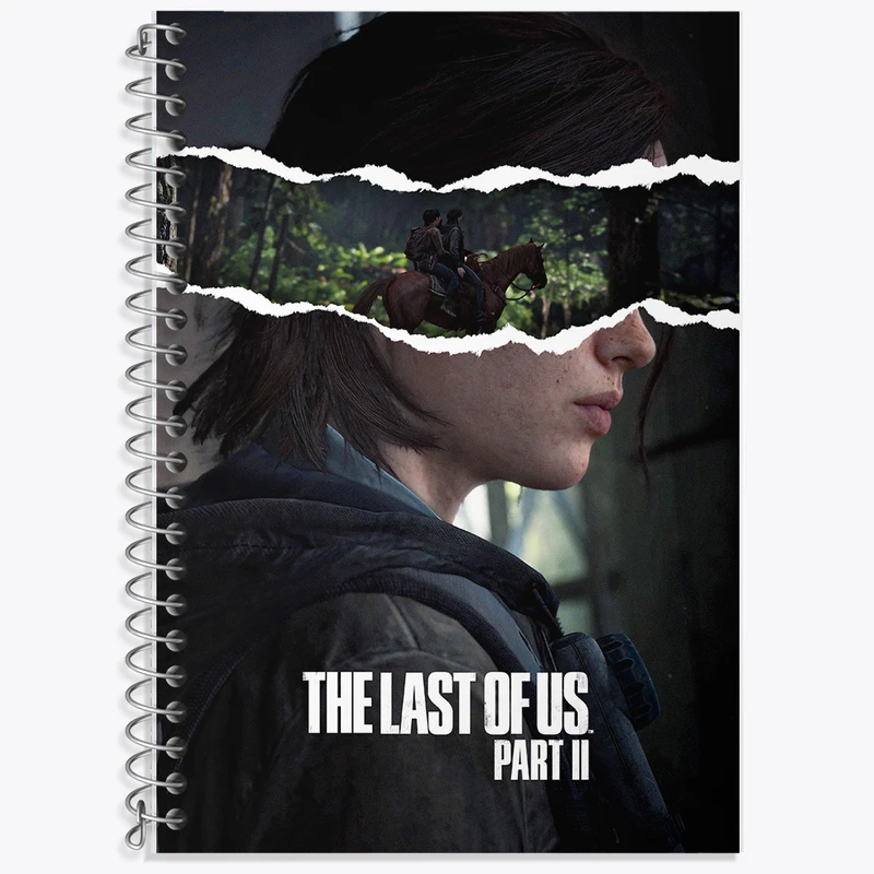دفتر زبان دوخط 50 برگ خندالو طرح لست آف آس (The Last Of Us) کد F13600