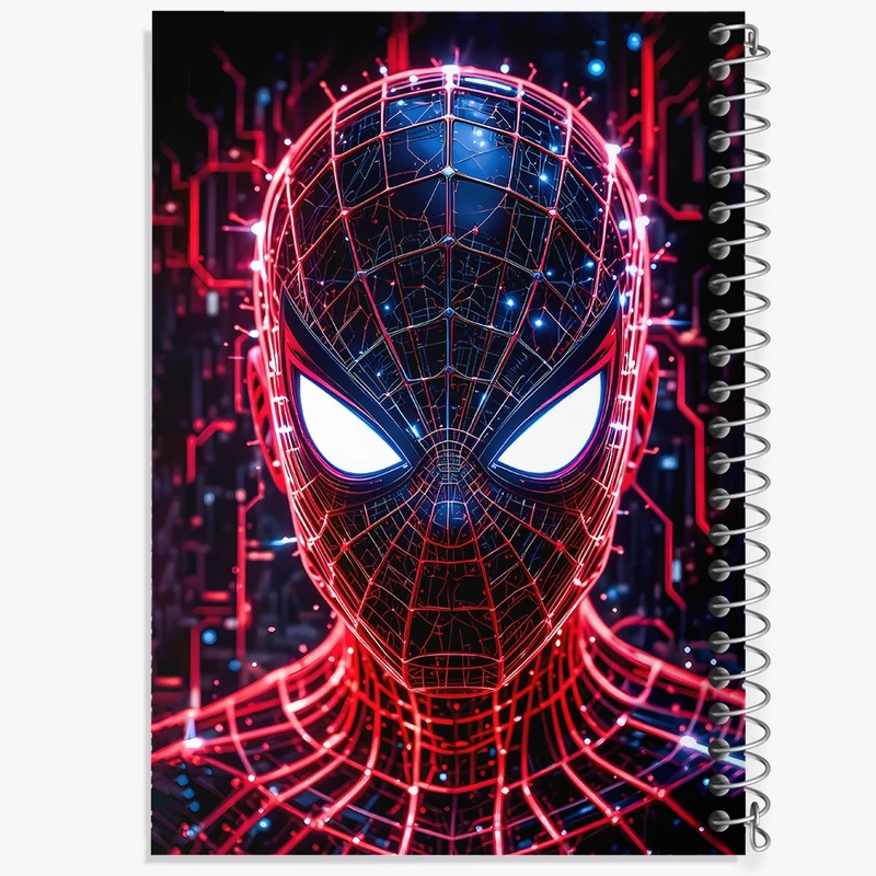 دفتر طراحی 50 برگ خندالو طرح اسپایدرمن کد N7655