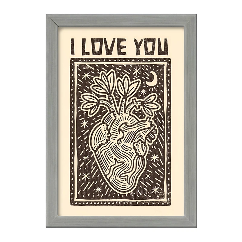 تابلو خندالو طرح I Love You کد F10120