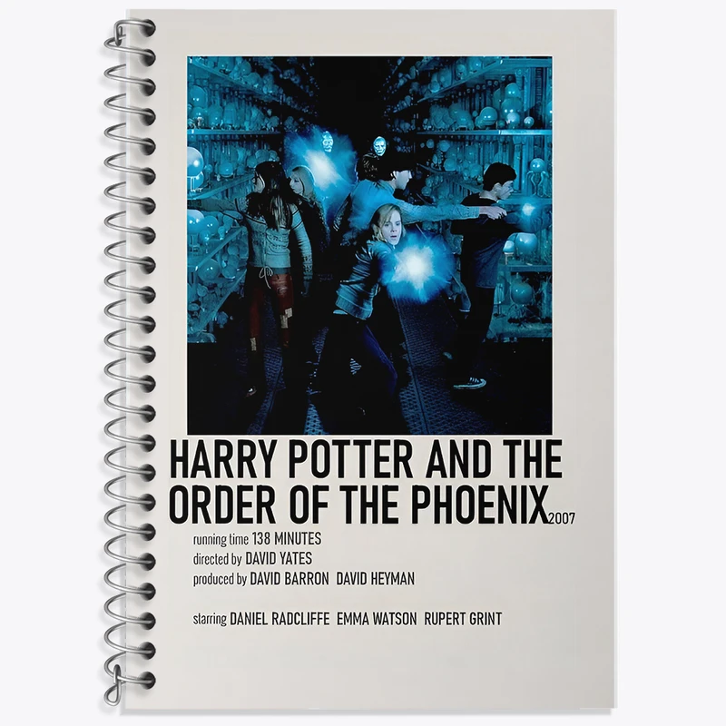 دفتر زبان دوخط 50 برگ خندالو طرح هری پاتر (Harry Potter) کد F13407