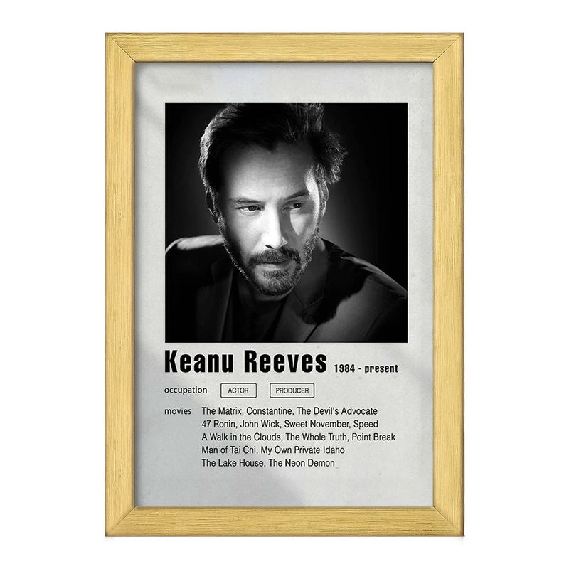 تابلو خندالو طرح کیانو ریوز (Keanu Reeves) کد F11208