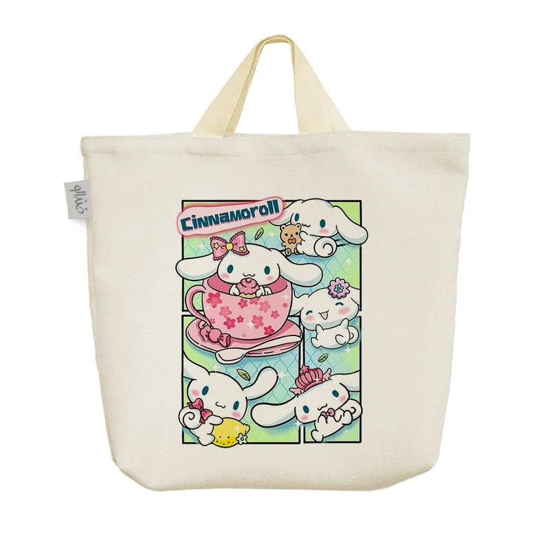 ساک خرید خندالو مدل سینامورول (Cinnamoroll) کد H2831