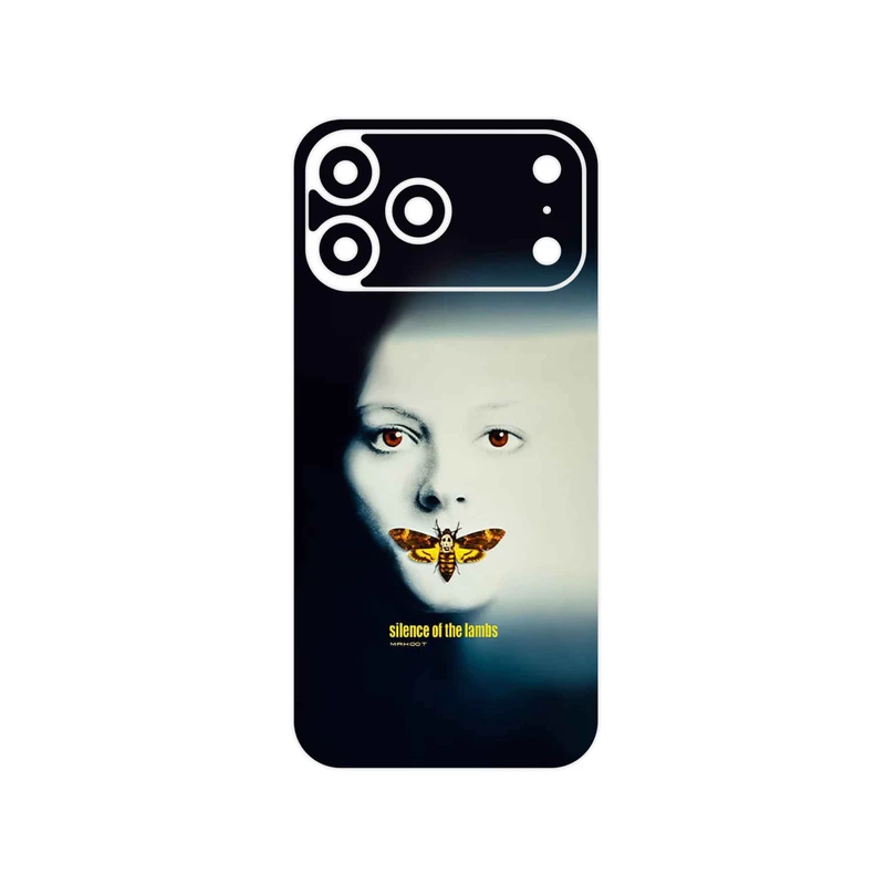 برچسب پوششی ماهوت مدل Silence of the Lambs مناسب برای گوشی موبایل اپل iPhone 17 Pro Max