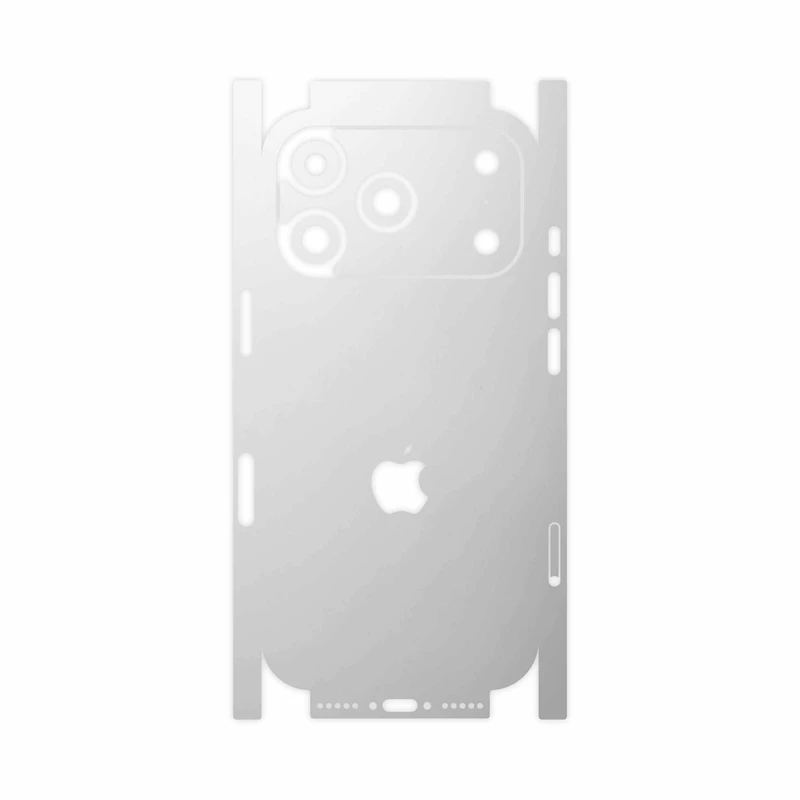 برچسب پوششی ماهوت مدل Matte-White-FullSkin مناسب برای گوشی موبایل اپل iPhone 17 Pro
