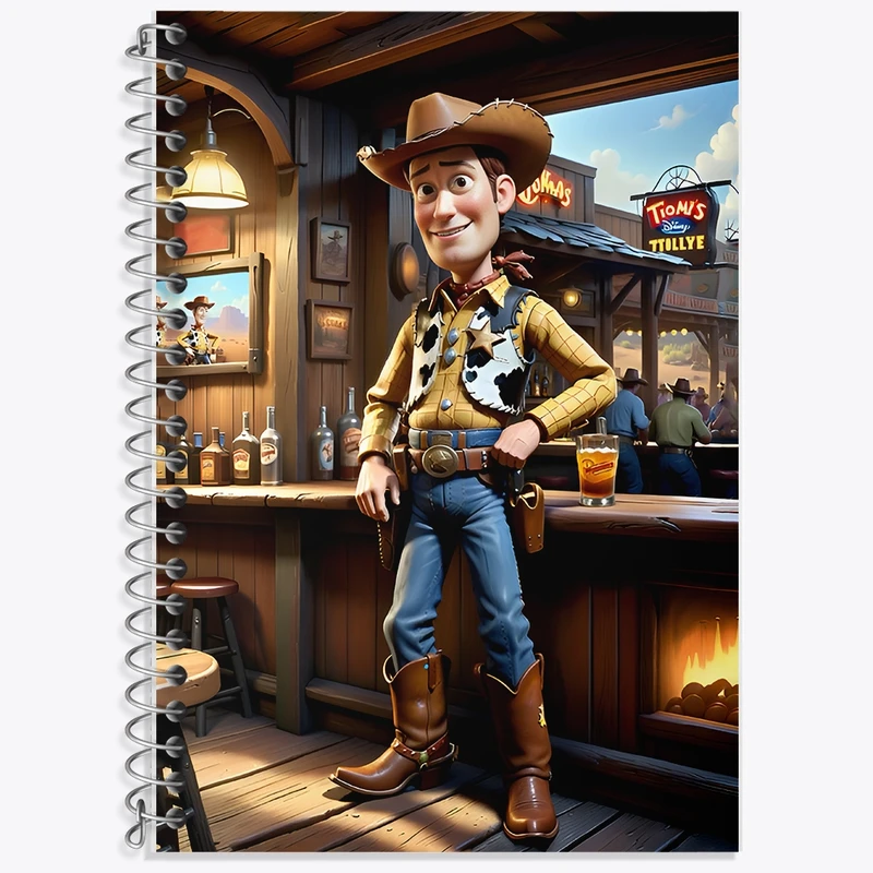 دفتر لغت 50 برگ خندالو طرح داستان اسباب بازی ها کد F11718