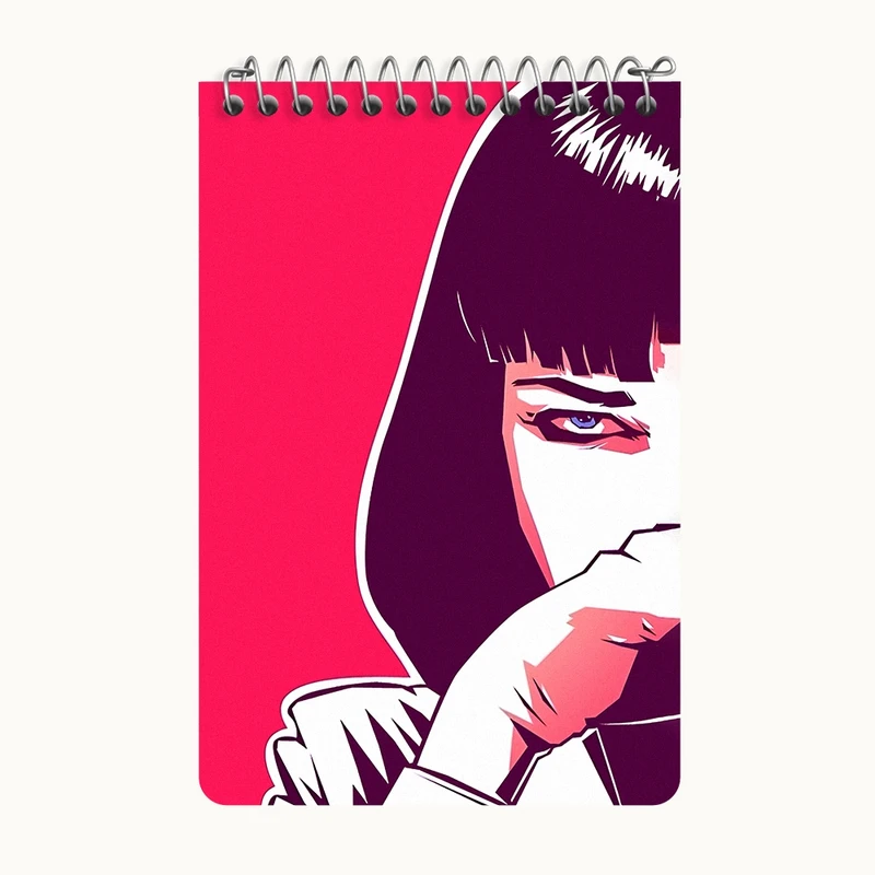 دفتر یادداشت 50 برگ خندالو طرح پالپ فیکشن (Pulp Fiction) کد F10466