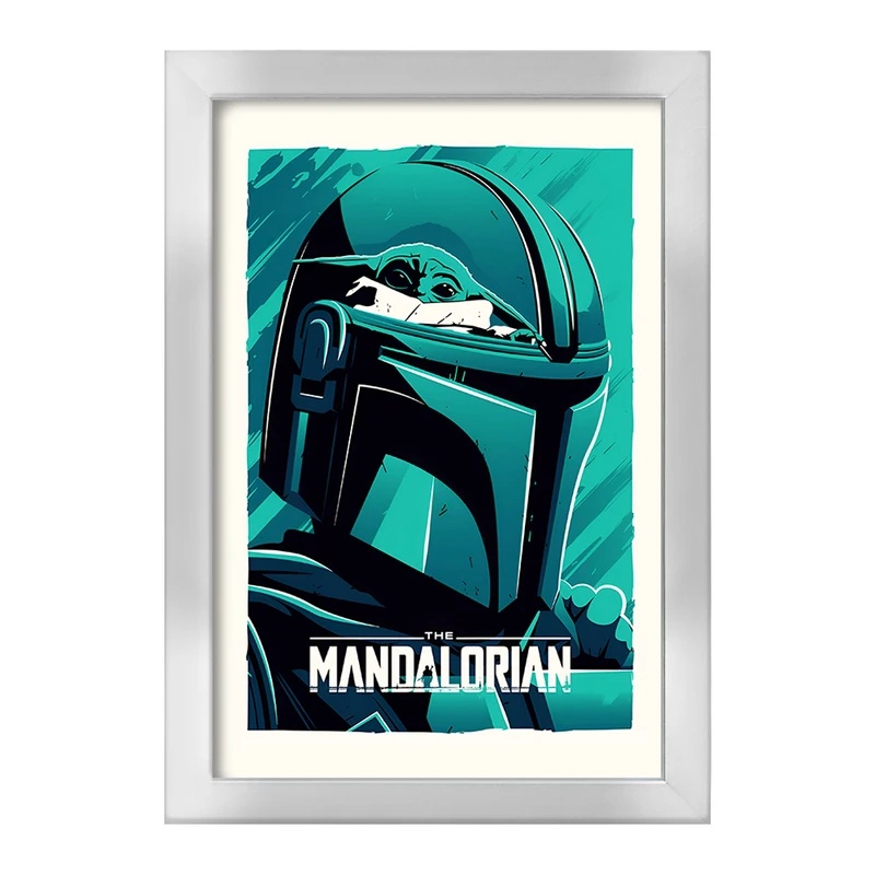 تابلو خندالو طرح مندلورین (The Mandalorian) کد F13743