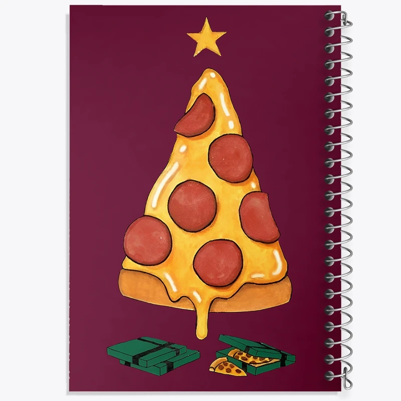 دفتر طراحی 50 برگ خندالو طرح پیتزا کد F10597