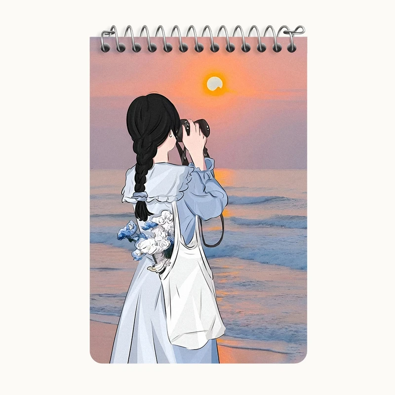 دفتر یادداشت 50 برگ خندالو طرح دخترانه کد F3767