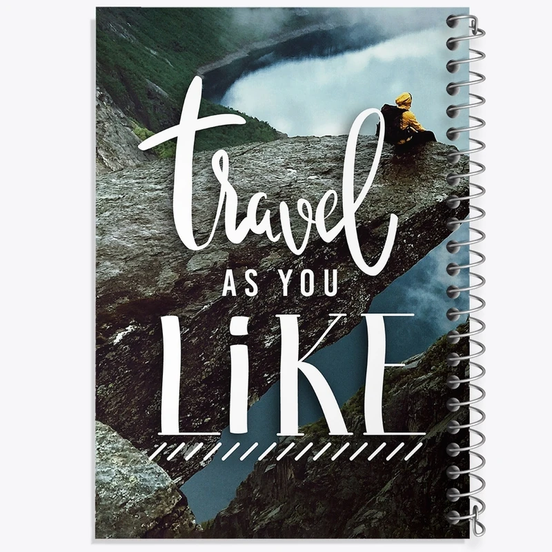 دفتر طراحی 50 برگ خندالو طرح Travel As You Like کد F1463