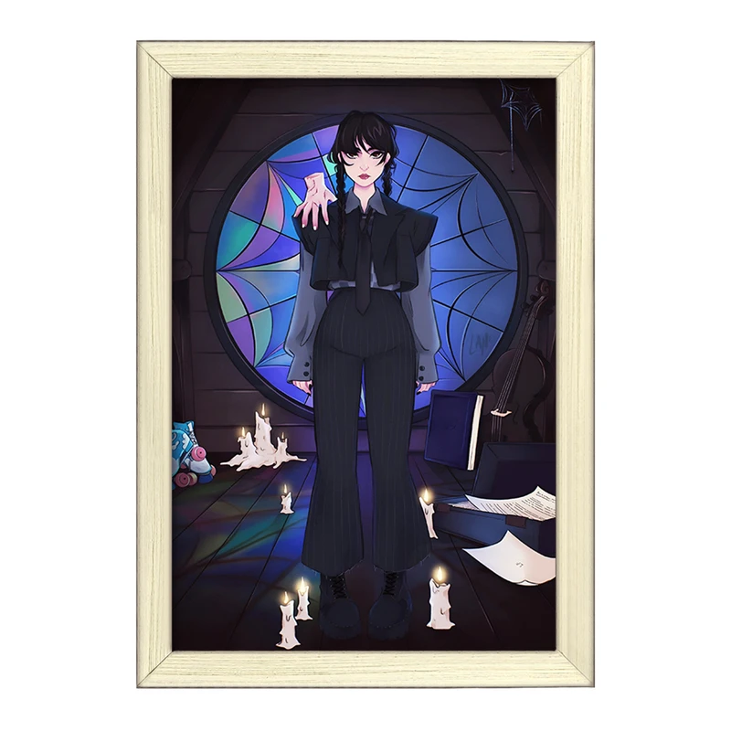 تابلو خندالو طرح ونزدی (Wednesday) کد F4950