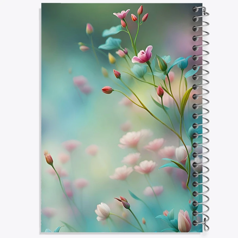 دفتر لیست خرید 50 برگ خندالو طرح گل کد F10917