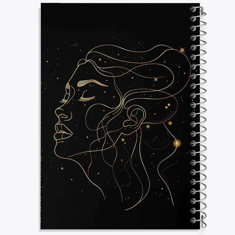 دفتر لیست خرید 50 برگ خندالو طرح دختر مینیمال کد F3092