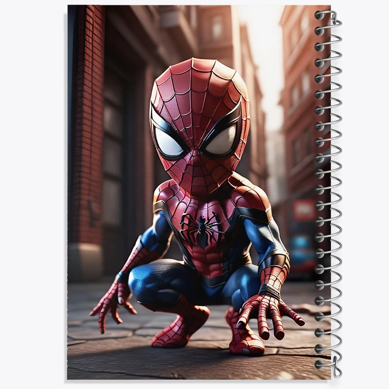دفتر لیست خرید 50 برگ خندالو طرح مرد عنکبوتی (Spider Man) کد F4389