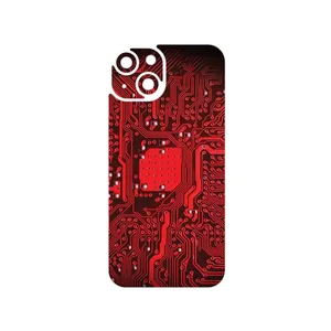 MAHOOT Red_Printed_Circuit_Board Cover Sticker for Apple iPhone 14