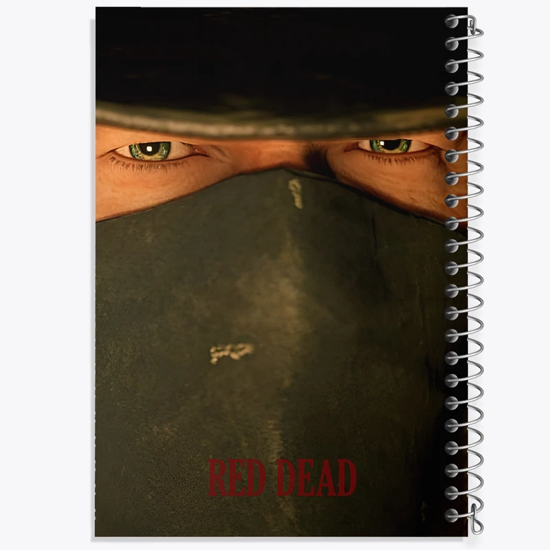 دفتر مشق 100 برگ خندالو طرح رد دد (Red Dead) کد F13606