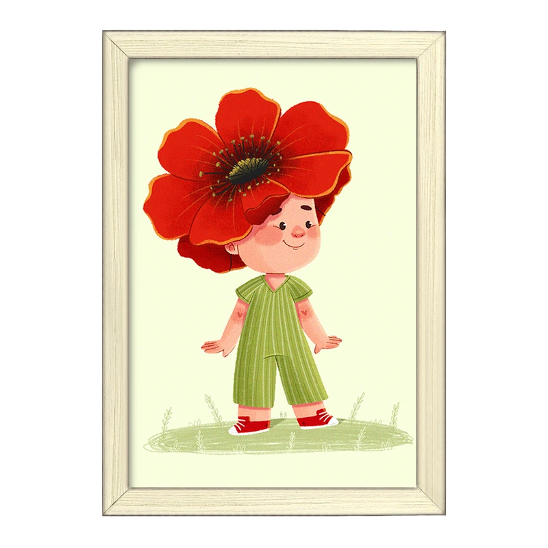 تابلو خندالو طرح دخترانه فانتزی کد 25729