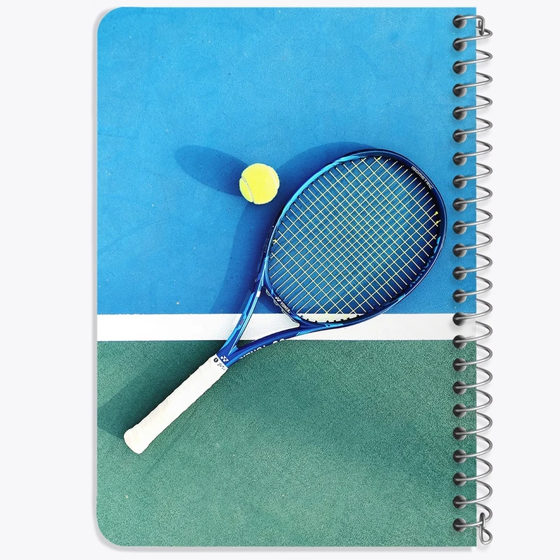 دفتر یادداشت 50 برگ خندالو طرح تنیس Tennis کد 14601