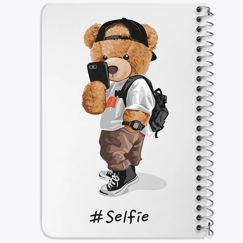 دفتر یادداشت 50 برگ خندالو طرح تدی Teddy کد 26177