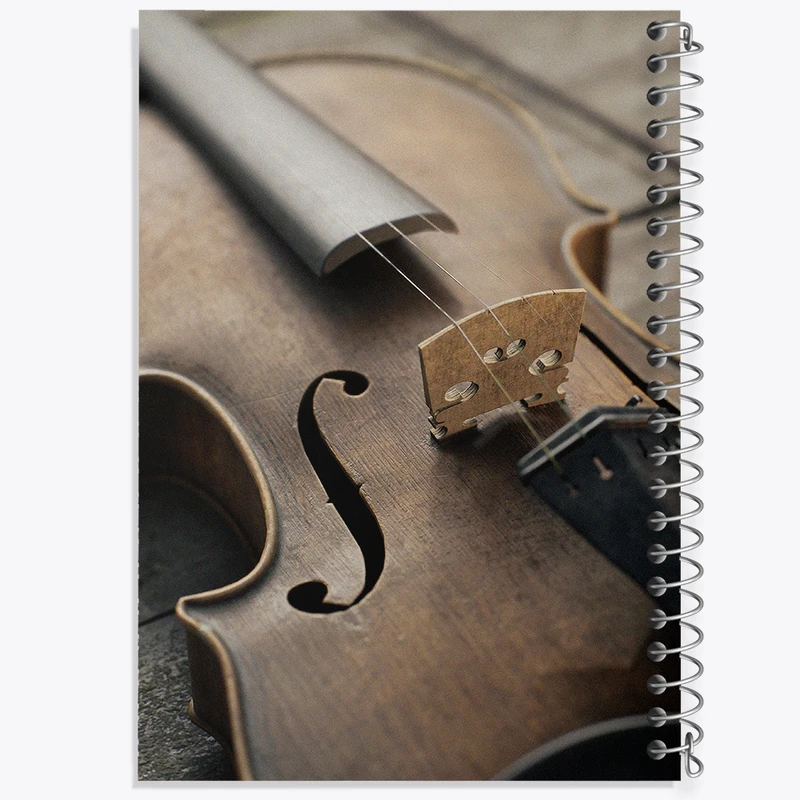 دفتر لیست خرید 50 برگ خندالو طرح ویولن (Violin) کد N8058