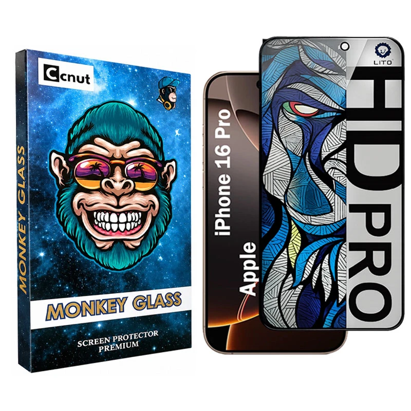 محافظ صفحه نمایش کوکونات مدل LitohP-MNK مناسب برای گوشی موبایل اپل iPhone 16 Pro