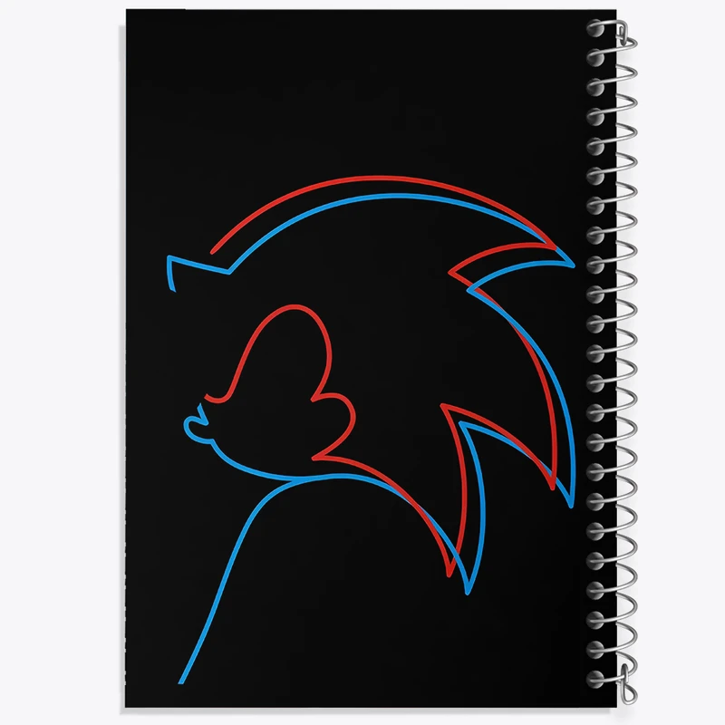 دفتر نقاشی 50 برگ خندالو طرح سونیک (Sonic) کد F3784