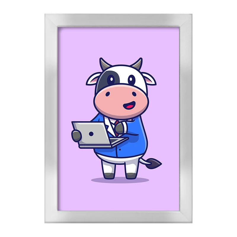 تابلو خندالو طرح گاو  کد 7027