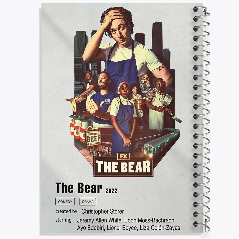 دفتر مشق 50 برگ خندالو طرح خرس (The Bear) کد F11931