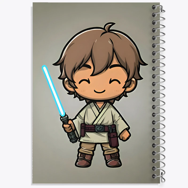 دفتر نقاشی 50 برگ خندالو طرح جنگ ستارگان کد F9438