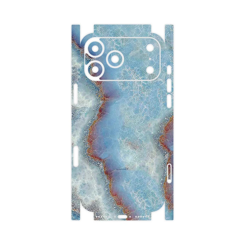 برچسب پوششی ماهوت مدل Blue_Ocean_Marble-FullSkin مناسب برای گوشی موبایل اپل iPhone 17 Pro Max