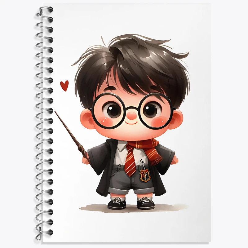 دفتر نت موسیقی 50 برگ خندالو طرح هری پاتر (Harry Potter) کد N6508
