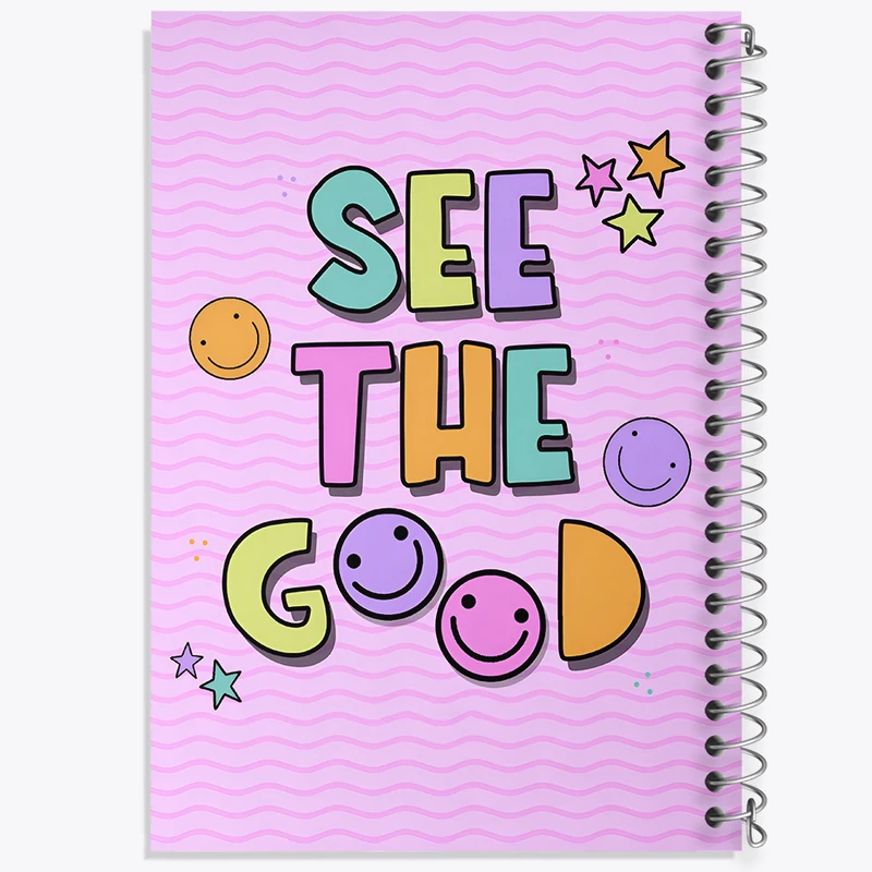 دفتر مشق 50 برگ خندالو طرح See The Good کد N6015