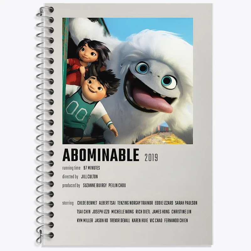 دفتر نت موسیقی 50 برگ خندالو طرح نفرت ‌انگیز (Abominable) کد F13250