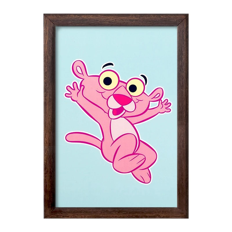 تابلو خندالو طرح پلنگ صورتی Pink Panther  کد 1400