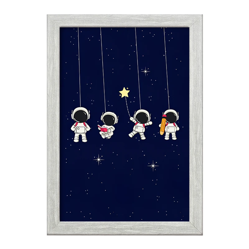 تابلو خندالو طرح فضانورد های بامزه کد F6425