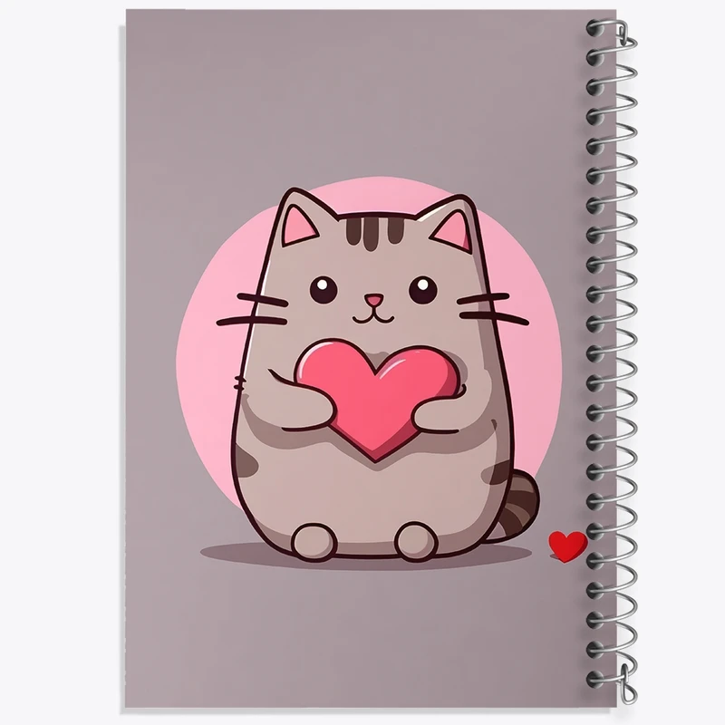 دفتر لیست خرید 50 برگ خندالو طرح گربه بامزه کد N7079