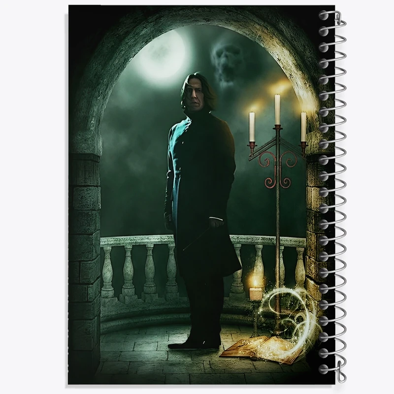 دفتر طراحی 50 برگ خندالو طرح اسنیپ هری پارتر (Harry Potter) کد F8647