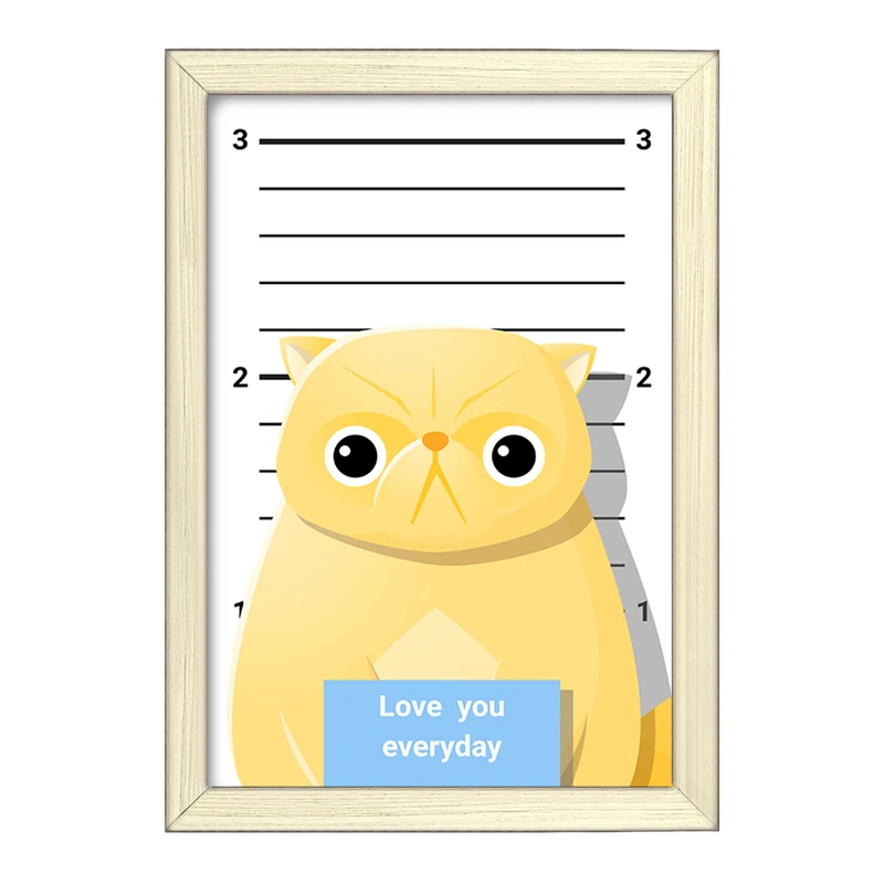 تابلو خندالو طرح گربه (Cat) کد F2316