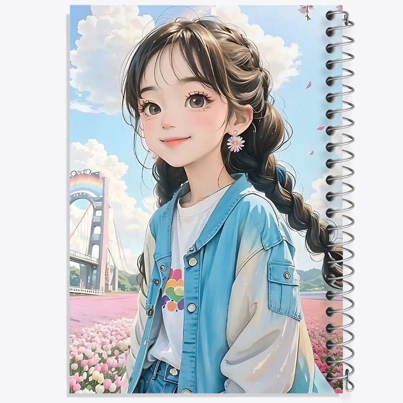 دفتر لیست خرید 50 برگ خندالو طرح دخترانه کد F3816