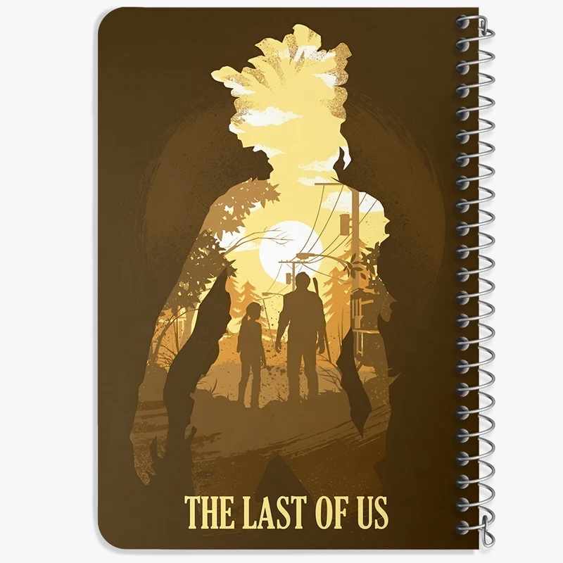 دفتر یادداشت 50 برگ خندالو طرح آخرین بازمانده از ما (The Last Of Us) کد F13590